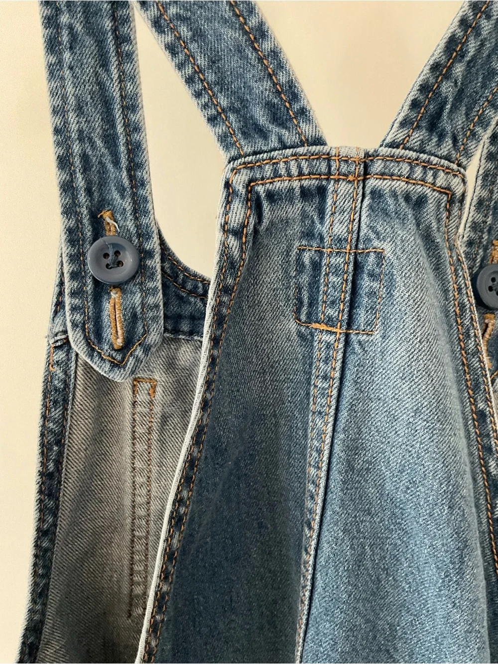 GAP Girls' Blue Denim Overall Dress